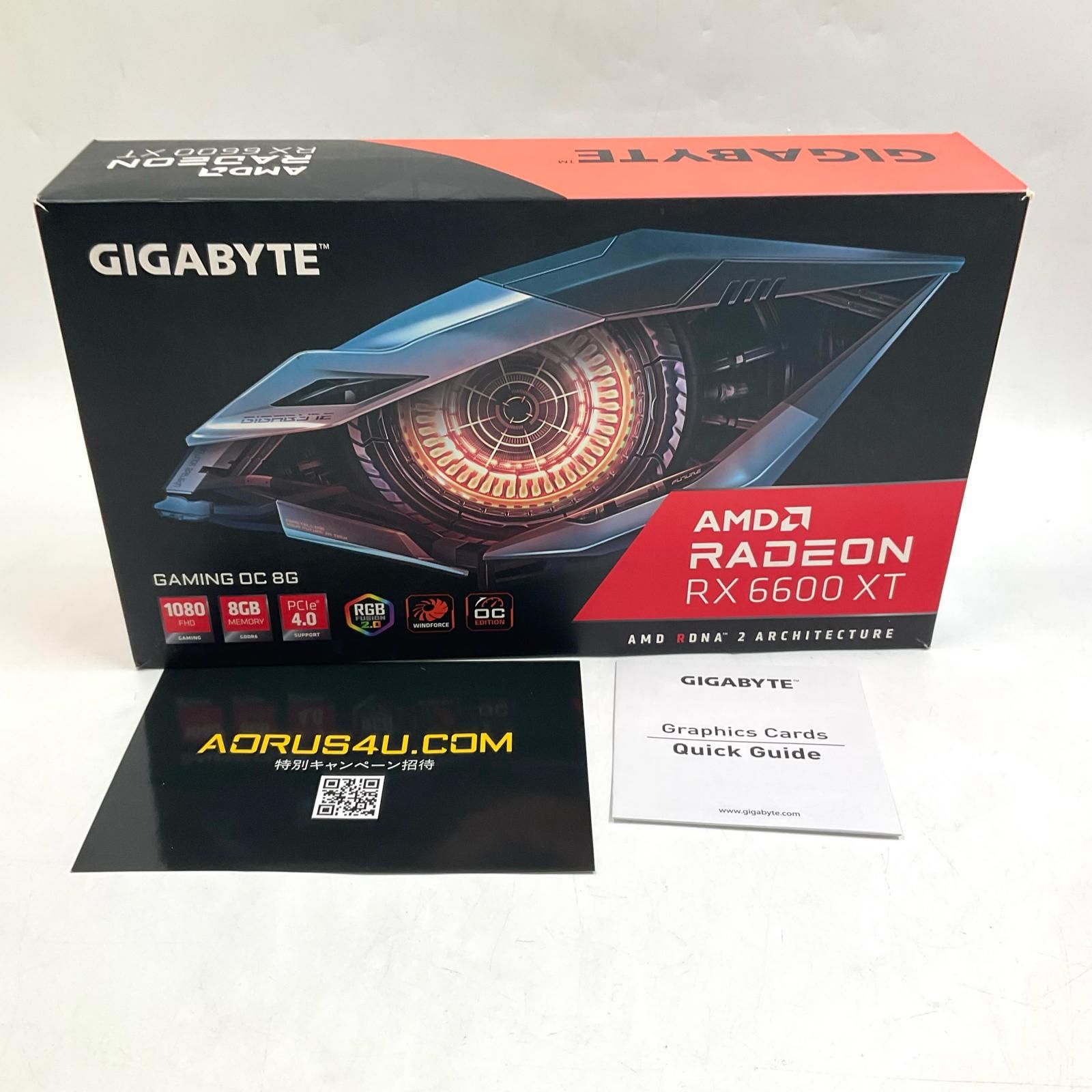 美品 GIGABYTE RX 6600 XT グラボ【全額返金】 - メルカリ