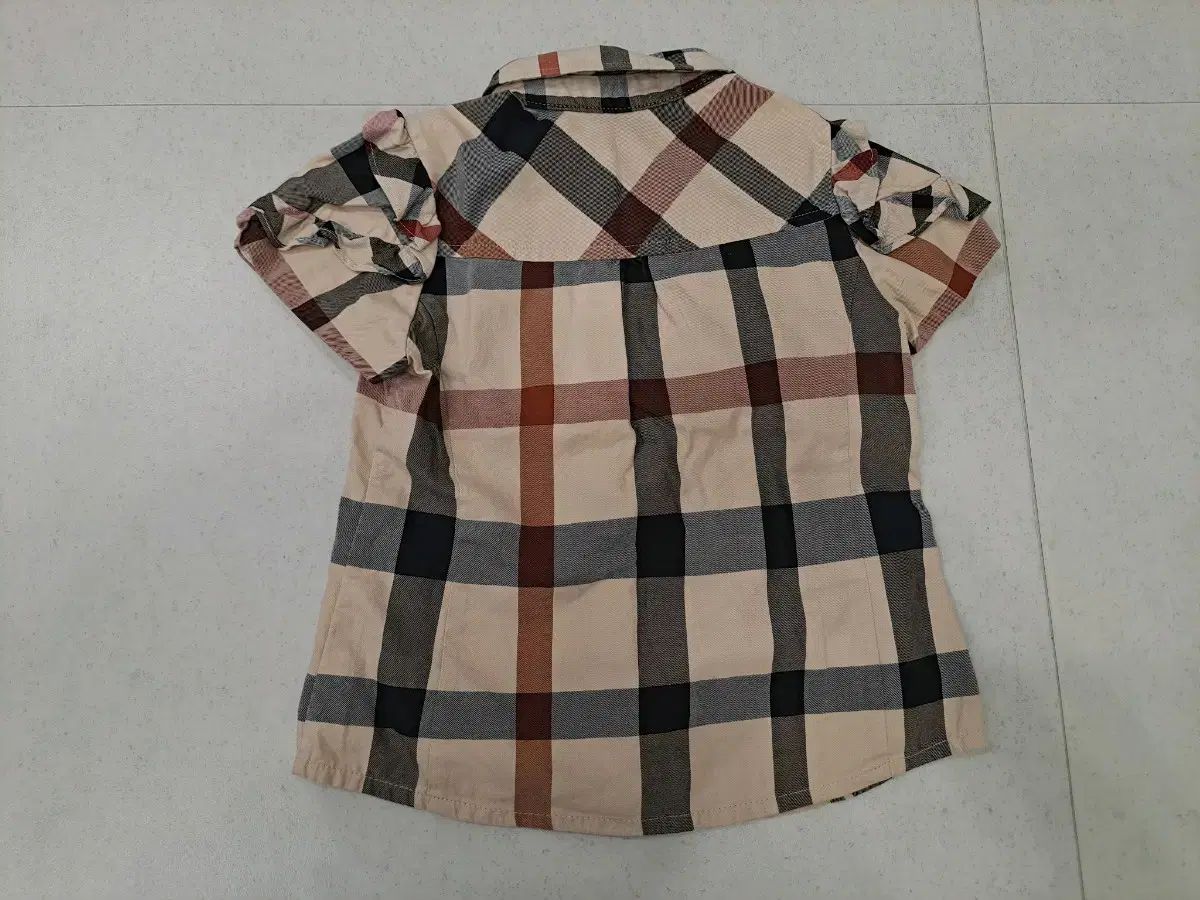 キッズ ブラウス シャツ チェック柄 コットン ダックス トップス 長袖 
