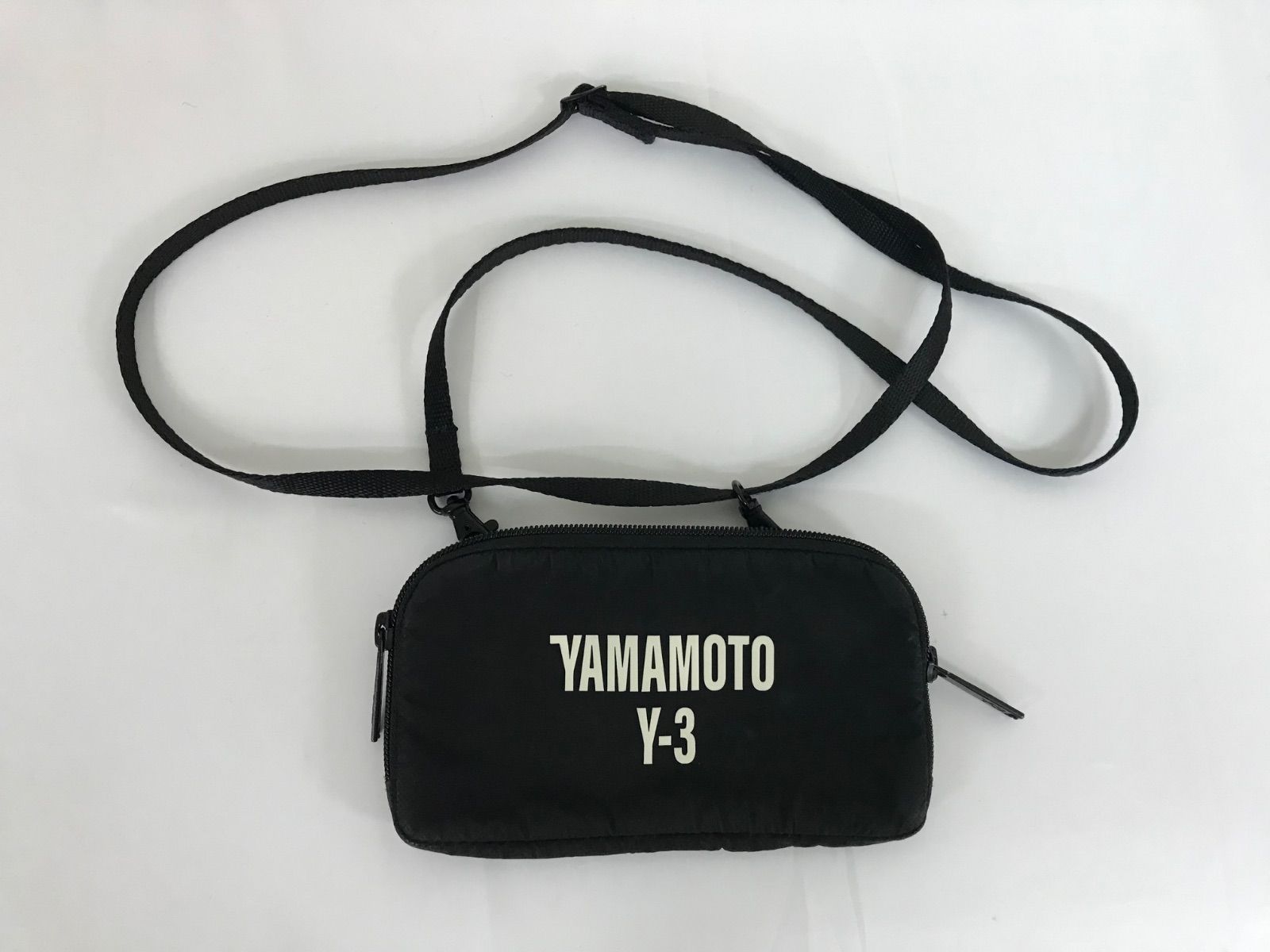 本物ワイスリーY-3ヨウジヤマモトアディダスナイロンミニポシェット