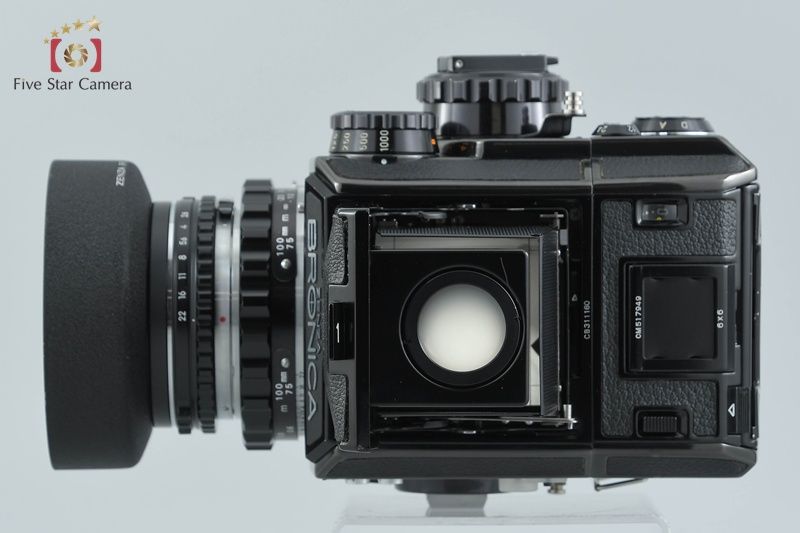 【中古】ZENZA BRONICA ゼンザブロニカ EC ブラック + Nikon NIKKOR-P 75mm f/2.8