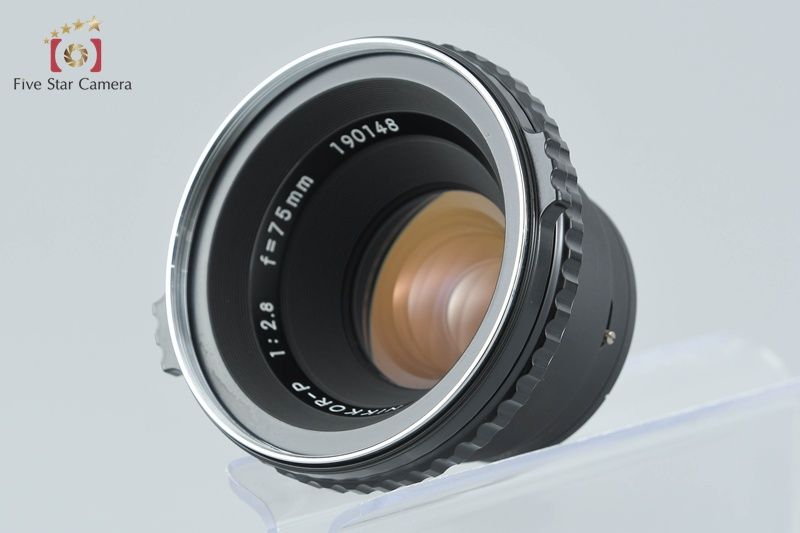 【中古】ZENZA BRONICA ゼンザブロニカ EC ブラック + Nikon NIKKOR-P 75mm f/2.8