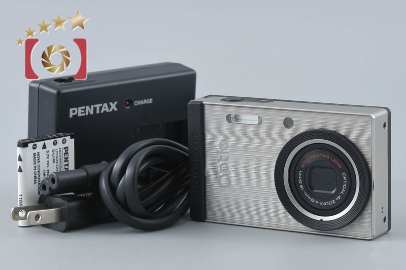 中古】PENTAX ペンタックス Optio RS1500 シルバー コンパクトデジタル