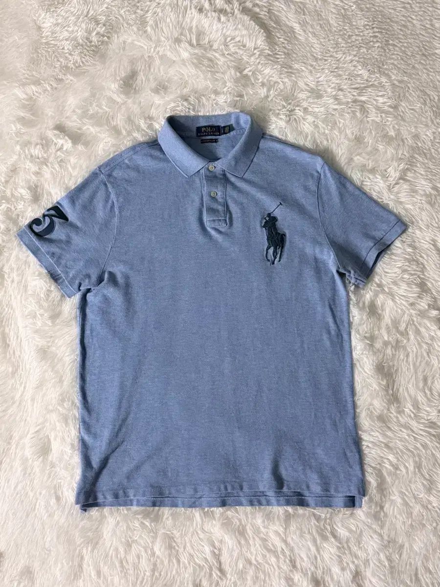 百貨店購入/ポロ ビックポニー カラーTシャツ L