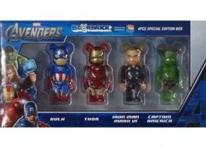 フィギュア［単品］BE@RBRICK-ベアブリック- アベンジャーズ 4体セット 前売り券特典【10日以内発送】