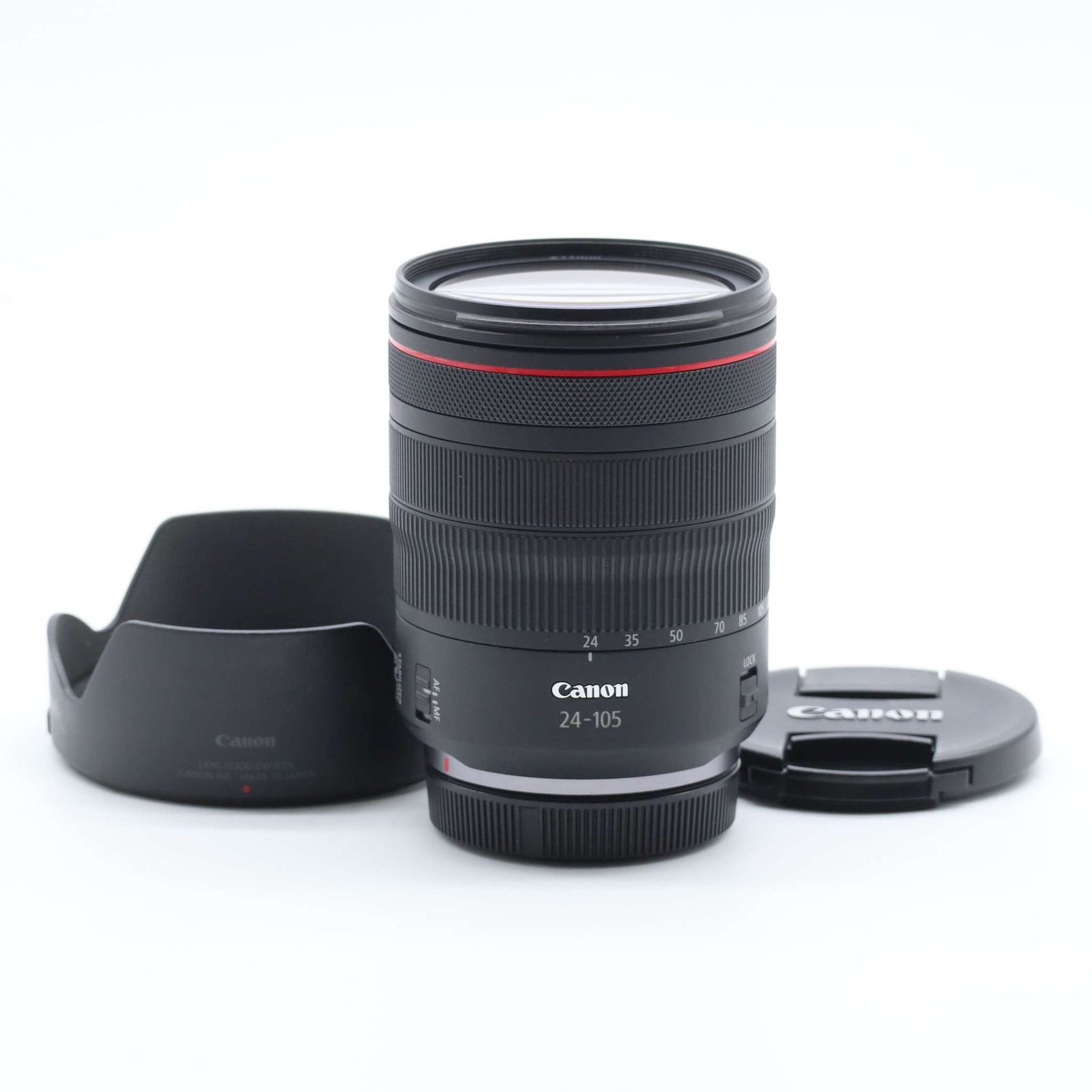 Canon 中望遠ズームレンズ RF24-105mm F4L IS USM EOSR対応 全長107.3mm ブラック RF24-10540LIS #1399