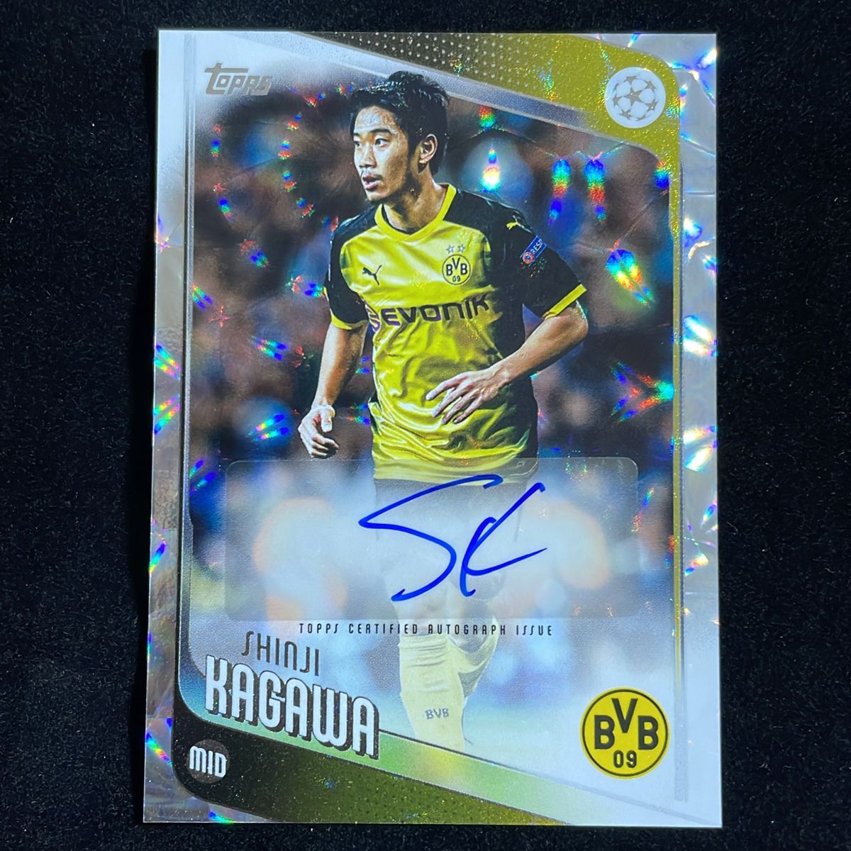 香川真司 Shinji Kagawa Topps UCC 2025-26 Japan Edition Auto サイン