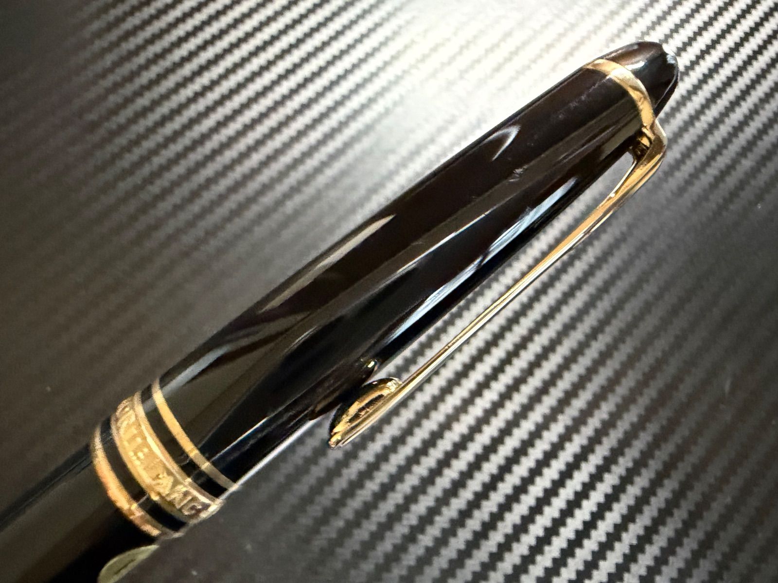 未使用に近い モンブラン マイスターシュテュック 144 万年筆 ブラック F 未使用に近い モンブラン montblanc マイスターシュテュック 144