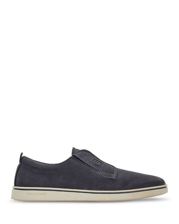 フェラガモ レディース シューズ スニーカー FERRAGAMO Mens Alfiecr Slip On Sneakers Dark Rain