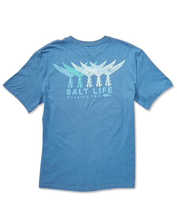 ソルトライフ メンズ トップス シャツ グラフィック Salt Life Tuna Tailshort Sleeve Graphic TShirt Coastal Blue ブルー