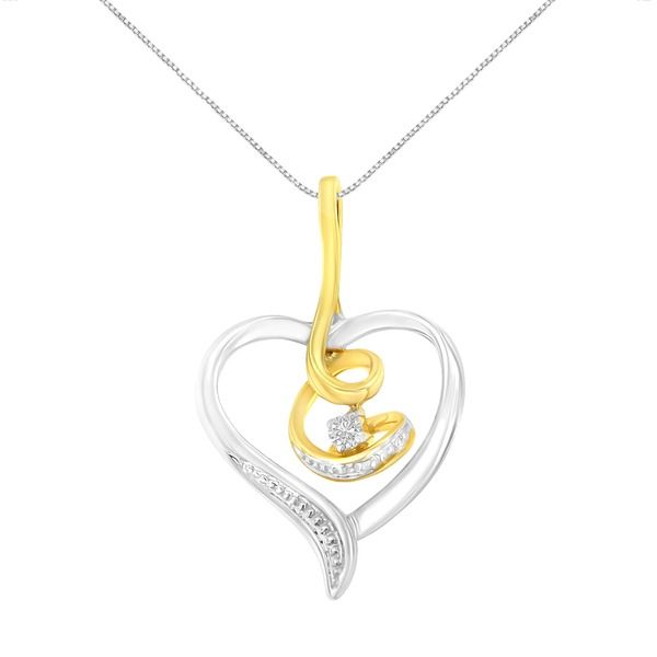ハウスオブブリリアンス レディース アクセサリー ネックレス・チョーカー レース Haus of Brilliance 10K GoldiamondAccentediamond Swirl Open