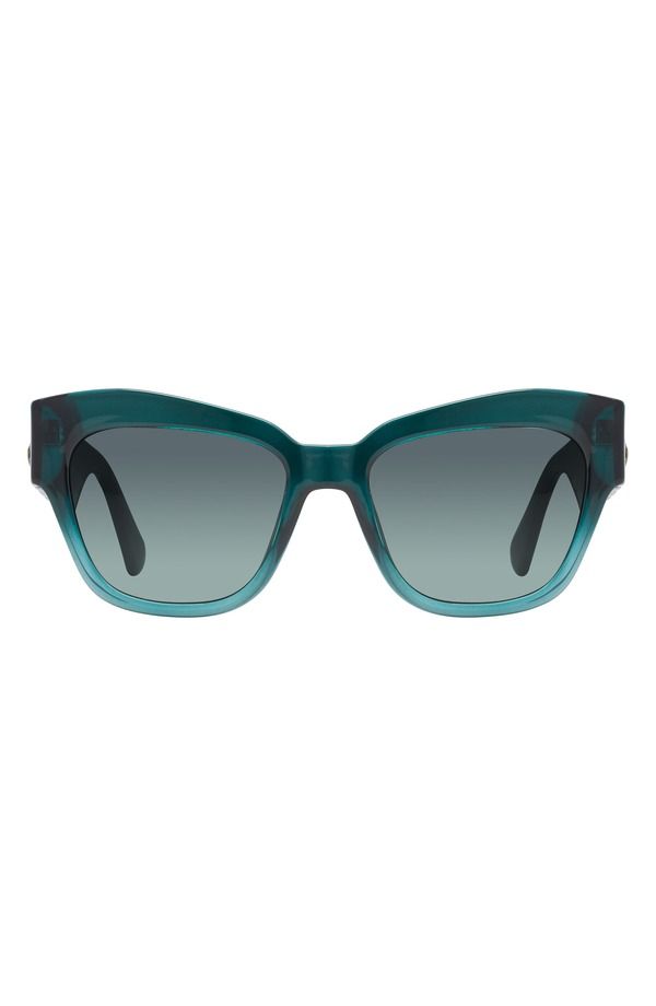カートジェイガーロンドン レディース アクセサリー サングラス・アイウェア Kurt Geiger London 53mm Cat Eye Sunglasses GREEN GREEN GRADIEN