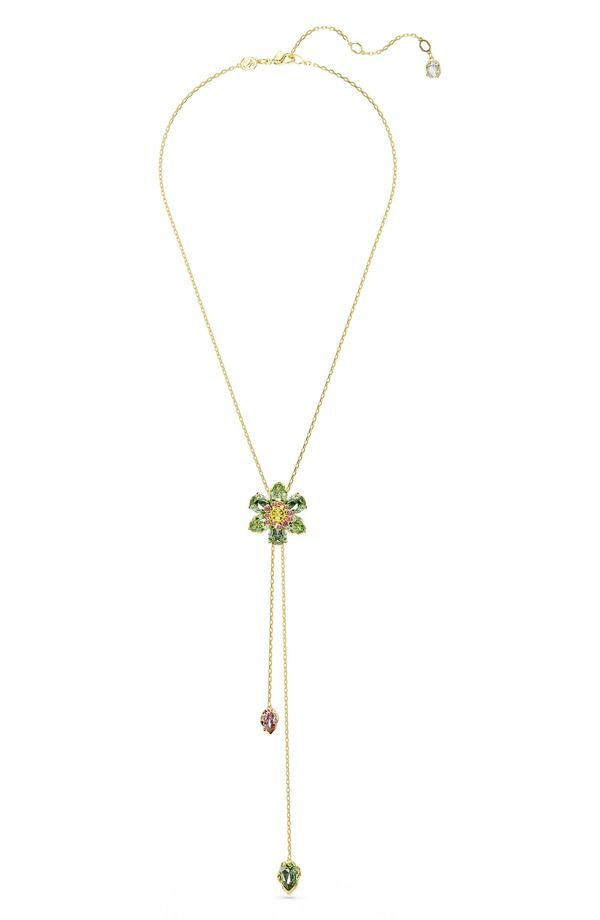 スワロフスキー レディース アクセサリー ネックレス・チョーカー フラワー柄 レース フラワー Swarovskidyllia Floral Charm Lariat Necklace MULTI マ