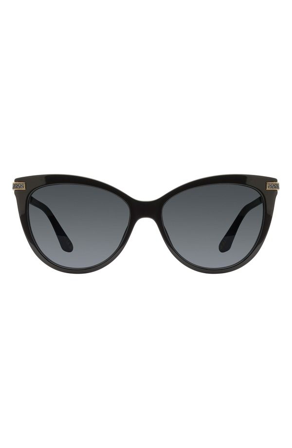 スチュアート ワイツマン レディース アクセサリー サングラス・アイウェア Stuart Weitzman 57mm Gradient Butterfly Sunglasses BLACK ブラック