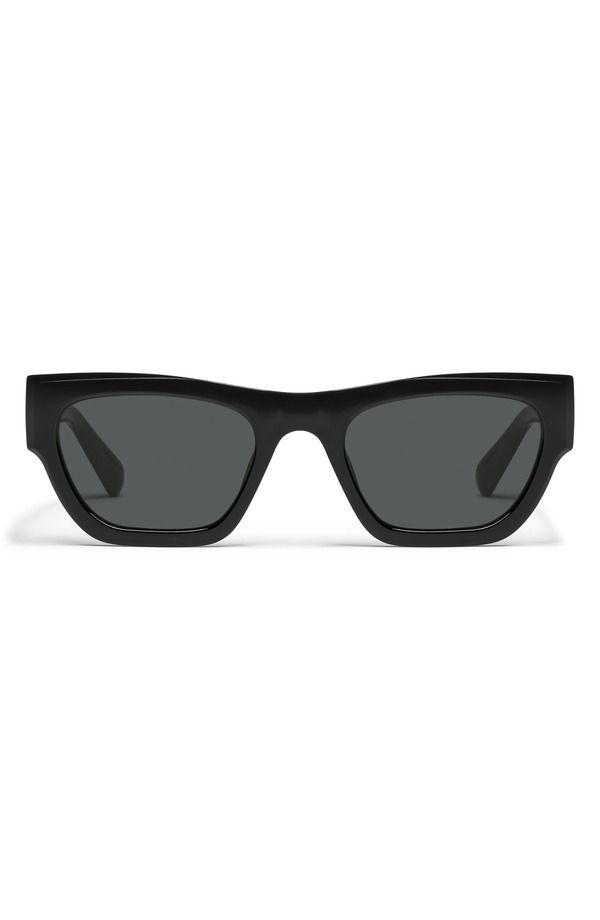 クエイ レディース アクセサリー サングラス・アイウェア QUAY Nice Try 54mm Square Sunglasses BLACK SMOKE ブラック 21,360円