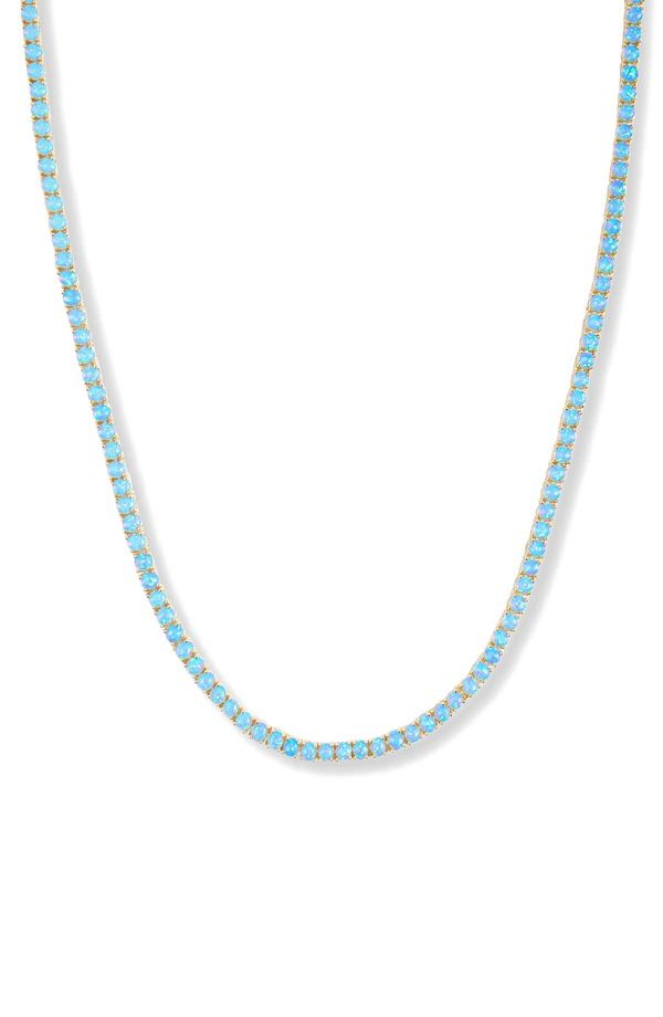 メリンダマリア レディース アクセサリー ネックレス・チョーカー レース Melinda Maria Grand Heiress Lab Created Opal Tennis Necklace GO