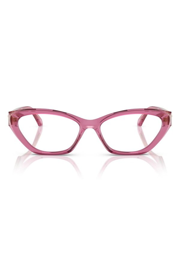 ヴェルサーチ レディース アクセサリー サングラス・アイウェア Versace 55mm Cat Eye Optical Glasses PINK ピンク
