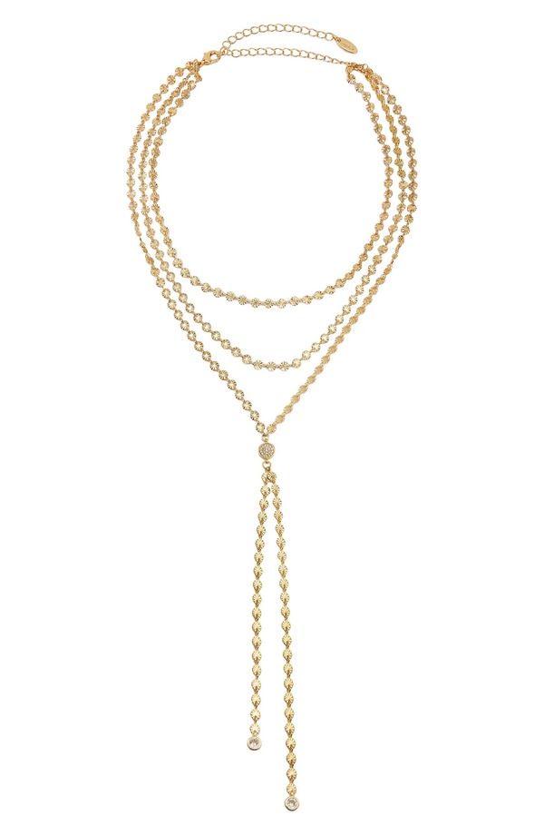エティカ レディース アクセサリー ネックレス・チョーカー レース Ettika Multistrand YNecklace GOLD ゴールド
