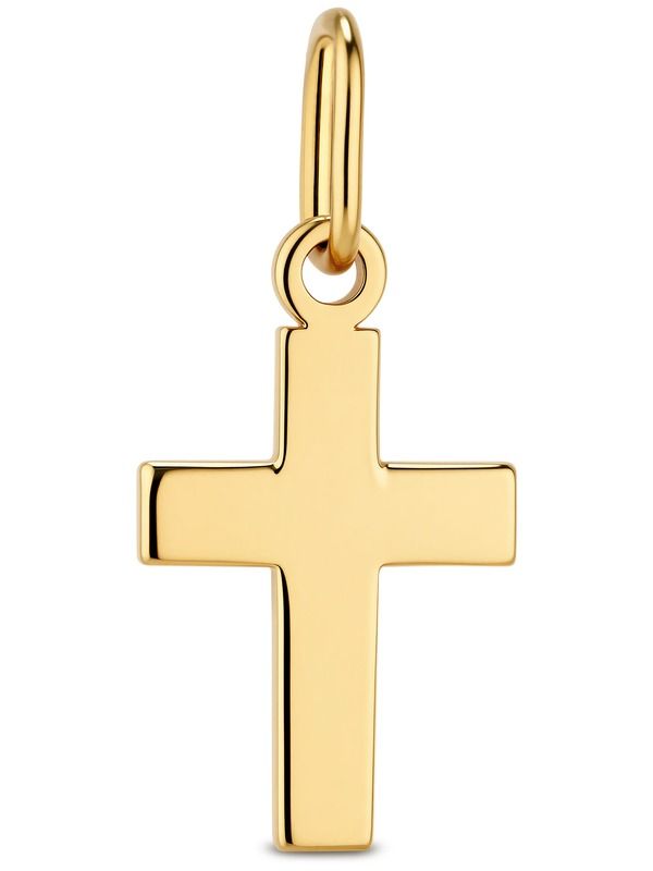 デヴァタ レディース アクセサリー ネックレス・チョーカー DEVATA Cross Pendant in 14K Yellow Gold イエロー
