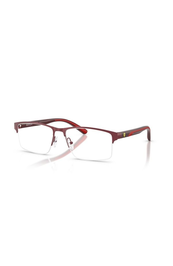 スクーデリア フェラーリ メンズ アクセサリー サングラス・アイウェア Scuderia Ferrari 58mm Rectangle optical glasses Red レッド