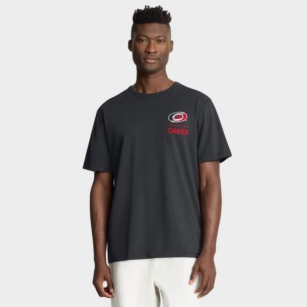 ファナティクス メンズ トップス Tシャツ Mens Fanatics Black Carolina Hurricanes Crash The Net Legacy TShirt Black ブラック