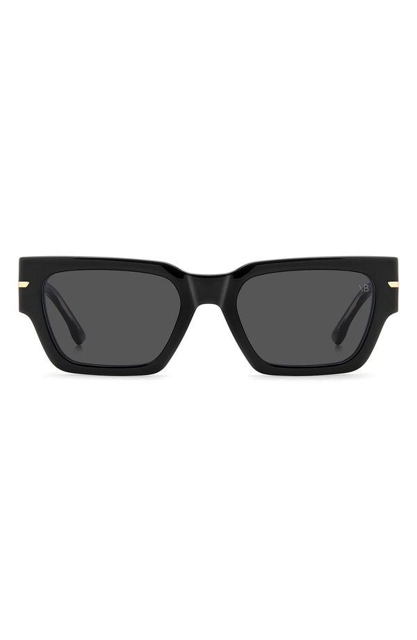 ヴィクトリア ベッカム レディース アクセサリー サングラス・アイウェア Victoria Beckham 53mm Square Sunglasses BLACK GREY ブラック
