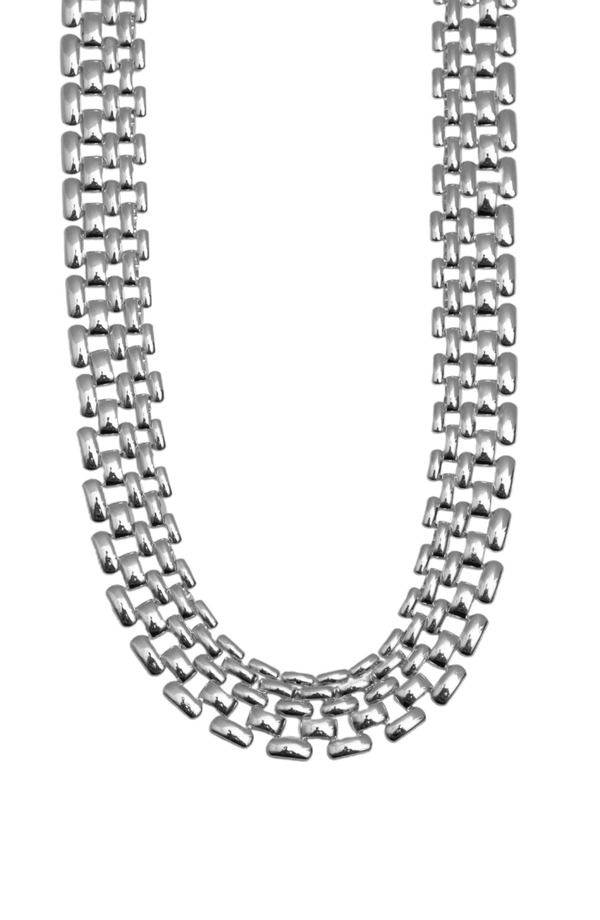 アルジェントヴィーヴォ レディース アクセサリー ネックレス・チョーカー レース Argento Vivo Sterling Silver Panthera Collar Necklace SILVE