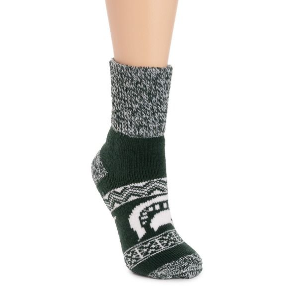 ムクルクス メンズ アンダーウェア 靴下 MUK LUKS Gameday Unixex Short Heat Retainer Socks Michigan State 7,796円