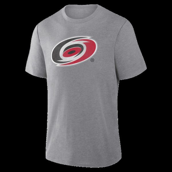 ファナティクス メンズ トップス Tシャツ Mens Fanatics Heather Gray Carolina Hurricanes Elevated TriBlend TShirt Heathe