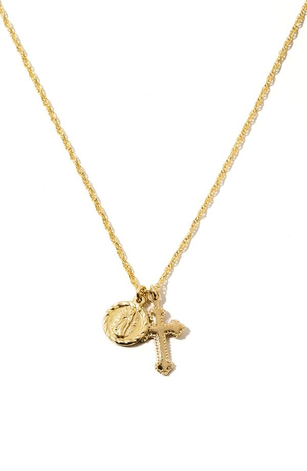 チャイルドオブワイルド レディース アクセサリー ネックレス・チョーカー レース Child of Wild The Hail Mary Dainty Pendant Necklace GOLD ゴー