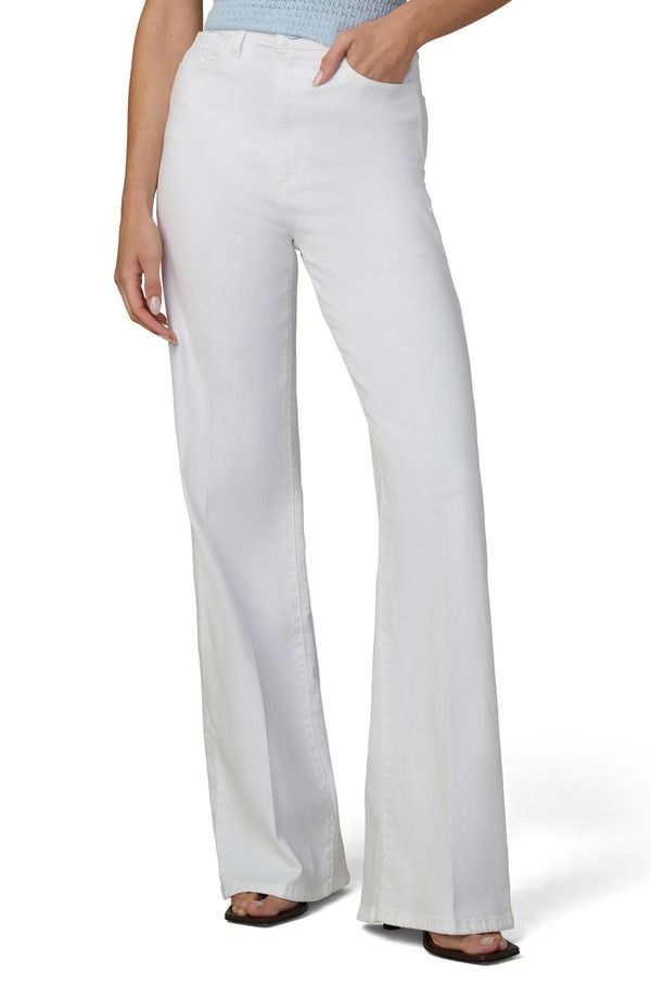 ジョーズ レディース ボトムス デニムパンツ ワイドレッグ ハイウエスト ジーンズ Joes The Mia High Waist Wide Leg Jeans WHITE ホワイト