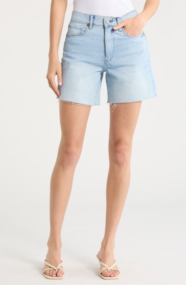 ブランクニューヨーク レディース ボトムス デニムパンツ ショートパンツ BLANKNYC The Warren Raw Hem Denim Shorts WAVE RIDER デニム