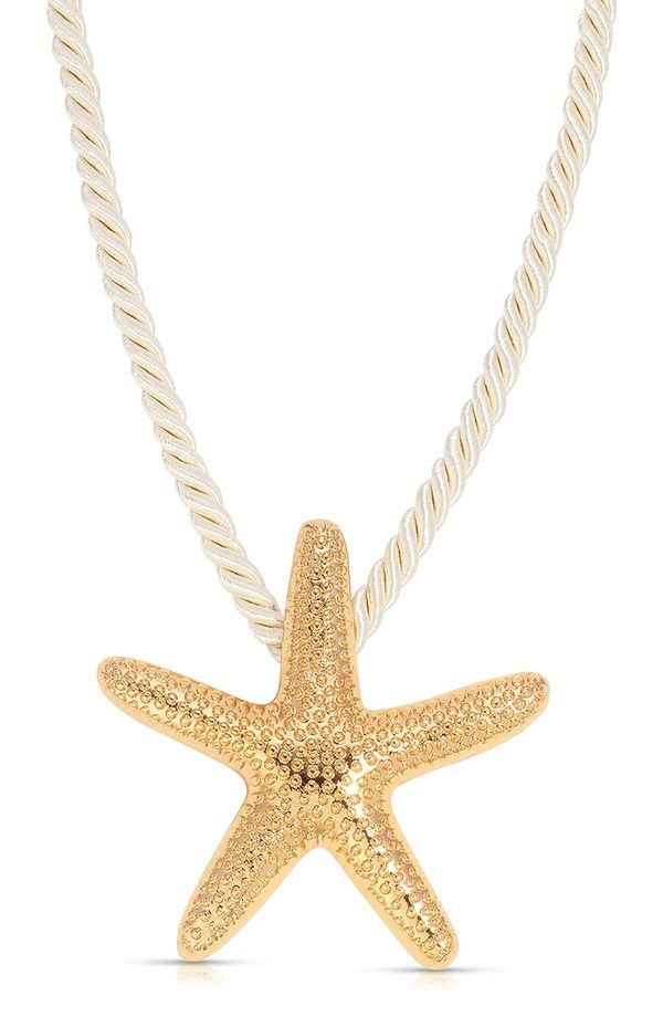 エティカ レディース アクセサリー ネックレス・チョーカー レース Ettika Starfish Pendant Necklace BEIGE ベージュ