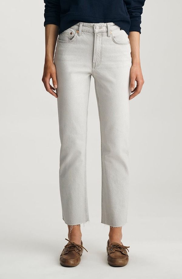 マーヴィ ジーンズ レディース ボトムス デニムパンツ ストレート ハイウエスト アンクル Mavi Jeans New York Raw Hem High Waist Ankle Straight