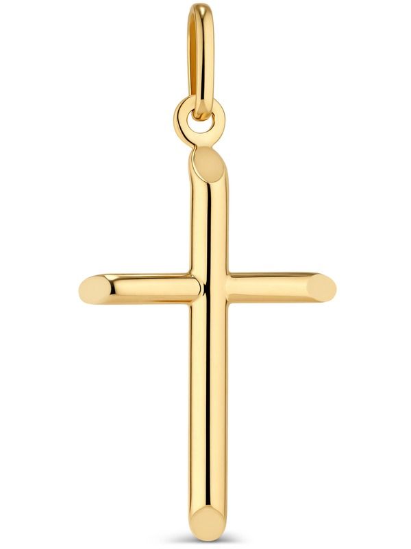デヴァタ レディース アクセサリー ネックレス・チョーカー DEVATA Cross Pendant in 14K Yellow Gold イエロー