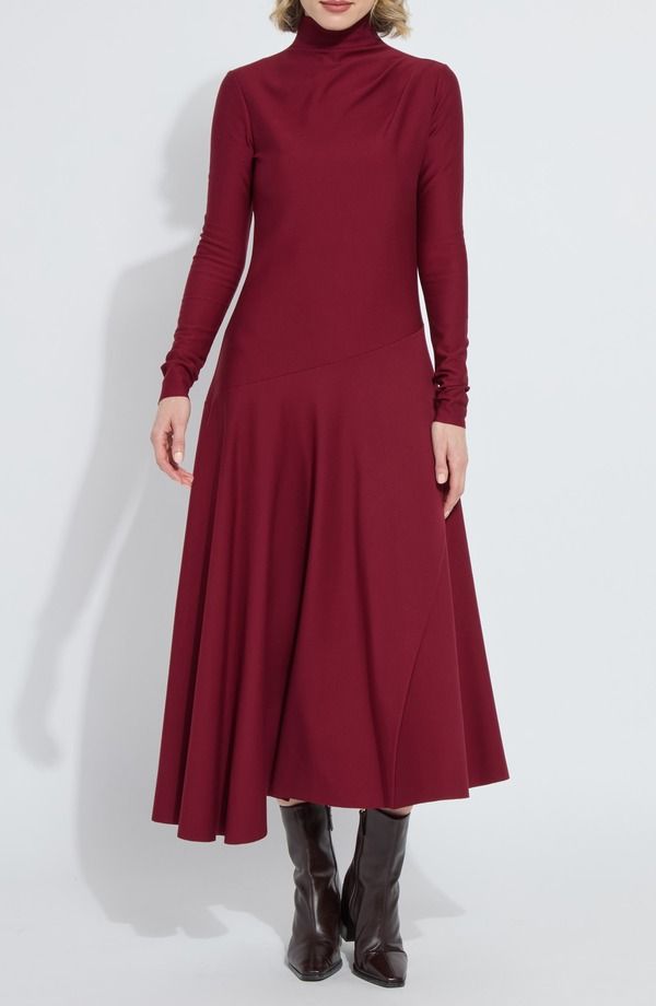 リジー レディース トップス ワンピース アシンメトリー マキシ Lysse Yaritzasymmetric Long Sleeve Maxi Dress RED NIGHT レッド