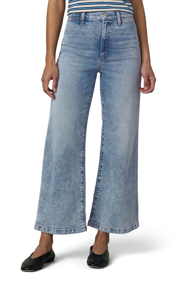 ジョーズ レディース ボトムス デニムパンツ ワイドレッグ ハイウエスト アンクル ジーンズ Joes The Mia Welt Pocket High Waist Ankle Wide Leg Je