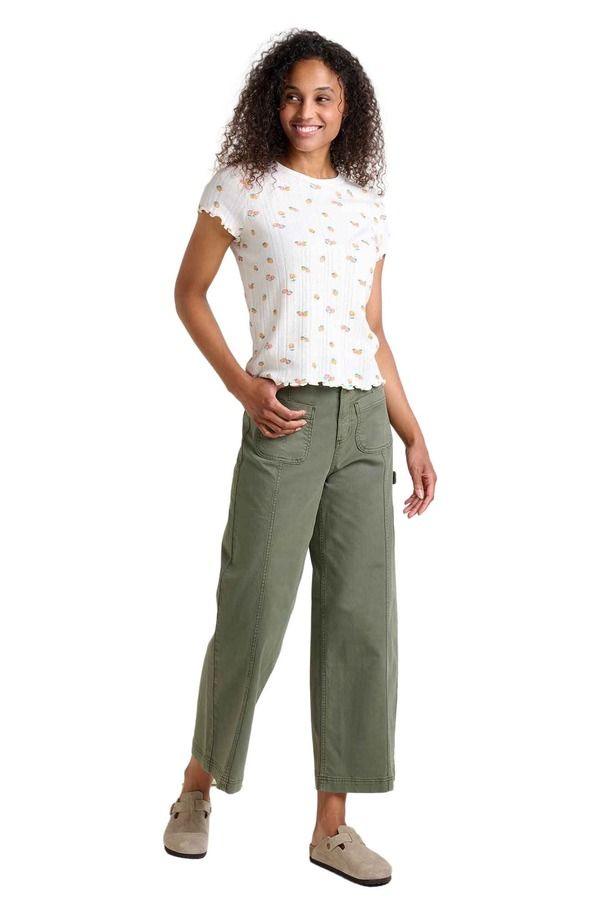 トードアンドコー レディース ボトムス カジュアルパンツ ワイドレッグ Toad Co Womens Linden Wide Leg Pant Beetle