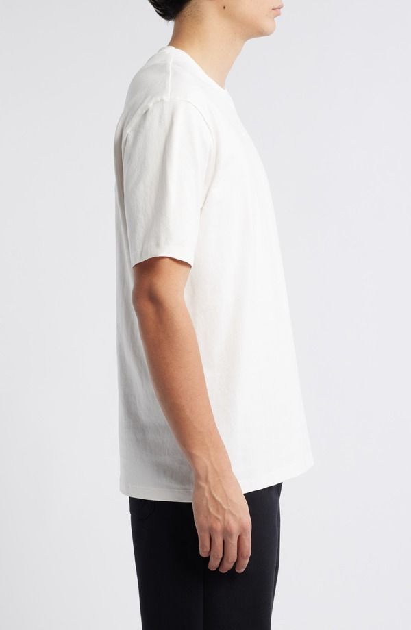 フューゴ メンズ トップス Tシャツ コットン HUGO Dapolino Cotton TShirt NATURAL