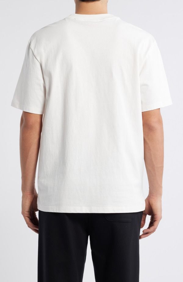 フューゴ メンズ トップス Tシャツ コットン HUGO Dapolino Cotton TShirt NATURAL