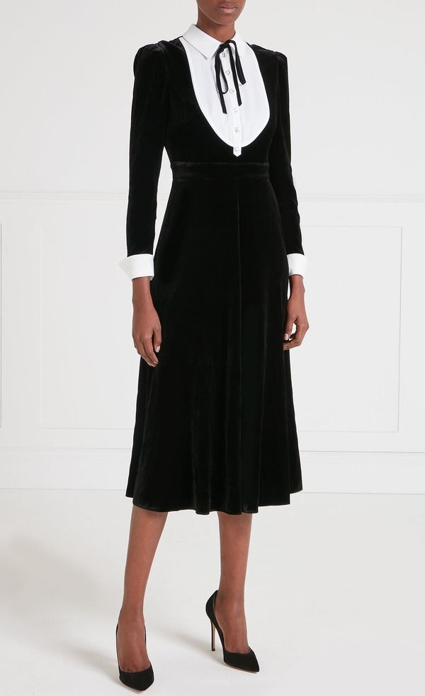 テンパリーロンドン レディース トップス ワンピース Temperley London Pompidou Bib Dress Black ブラック