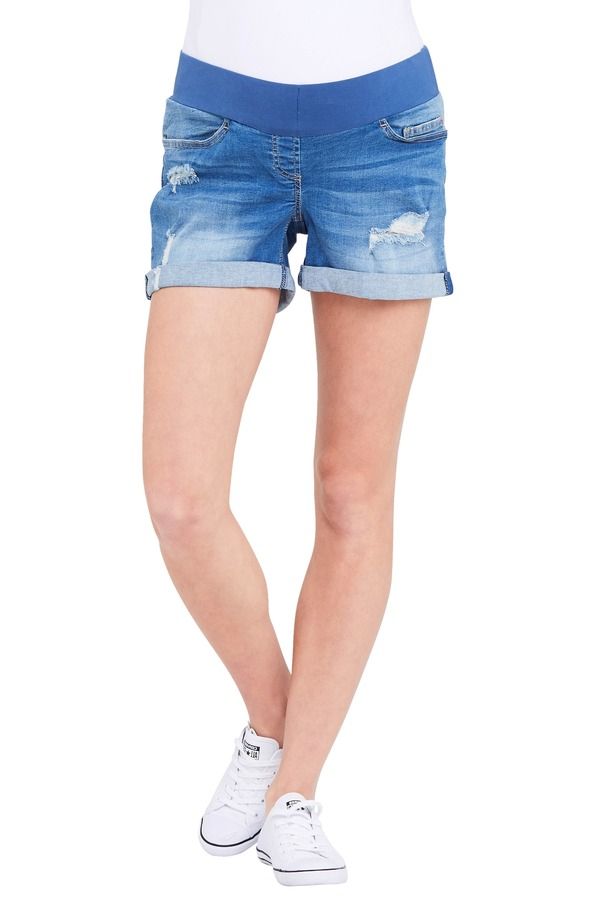 ライプマタニティ レディース ボトムス ハーフパンツ・ショーツ Ripe Maternity Baxter Boyfriend Short Maternity NEW BLUE ブルー