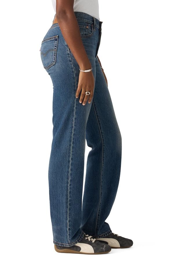 リーバイス レディース ボトムス デニムパンツ ストレート ジーンズ Levis 501 90straight Leg Jeans FINE FOREVER LTW