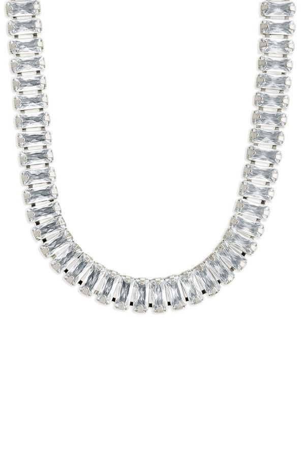 スターリングフォーエバー レディース アクセサリー ネックレス・チョーカー レース Sterling Forever Tape red Baguette Cut Cubic Zirconia Tenn