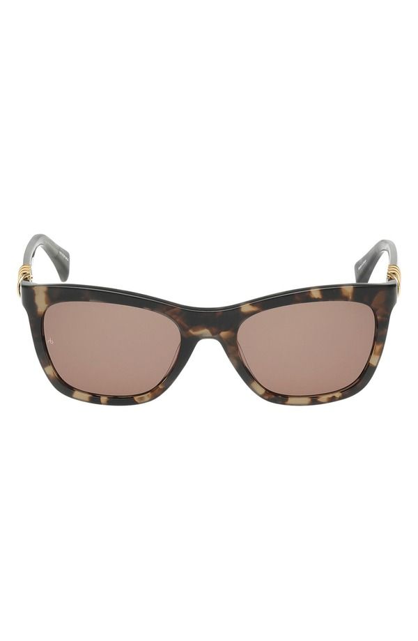 ラグアンドボーン レディース アクセサリー サングラス・アイウェア rag bone 53mm Square Sunglasses TAN CRYSTAL TORT SMOKE BROWN スモーク