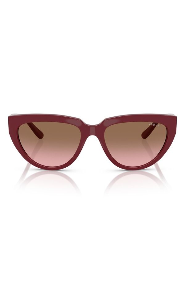 ヴォーグ レディース アクセサリー サングラス・アイウェア VOGUE 54mm Irregular Sunglasses BORDEAUX 21,885円