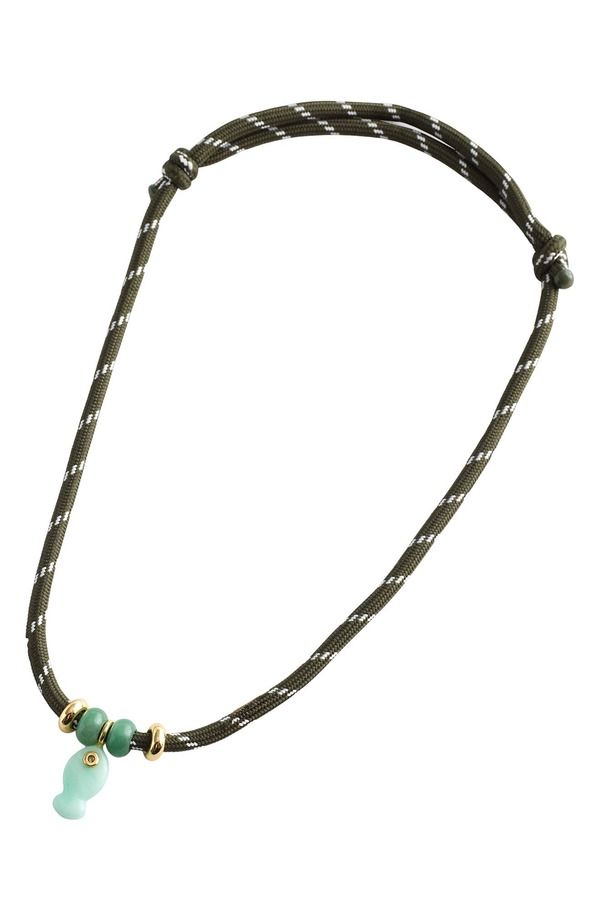 メイドウェル レディース アクセサリー ネックレス・チョーカー レース Madewell Paracord Charm Necklace ANTIQUE GOLD ゴールド