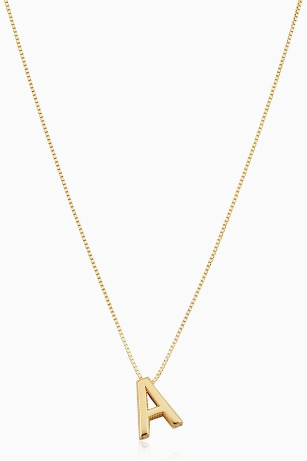オラディナ レディース アクセサリー ネックレス・チョーカー レース Oradina 14K Gold Love Letter Initial Necklace Letter A ゴールド 81,290円