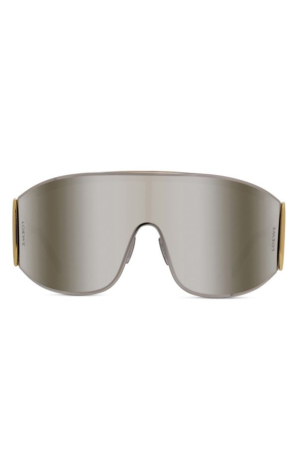 ロエベ レディース アクセサリー サングラス・アイウェア Loewe Signature 138mmask SunglassesHINY PALLADIUM SMOKE MIRROR スモーク