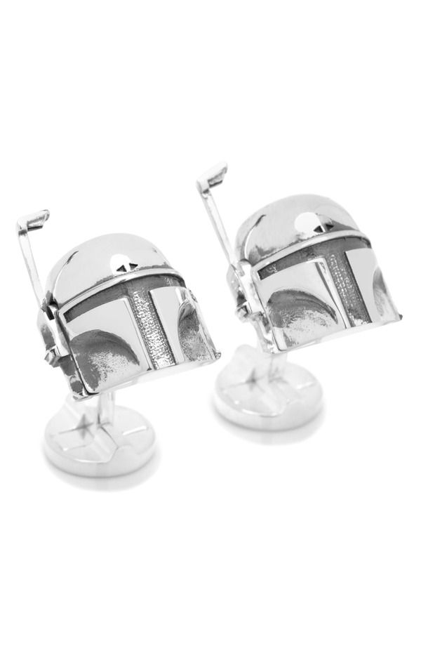 カフリンク メンズ アクセサリー カフスボタン Cufflinks Inc 3D Boba Fett Cuff Link sILVER シルバー