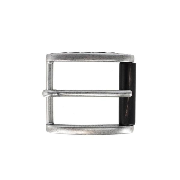 トラファルガー メンズ アクセサリー ベルト Trafalgar 35mm Italian Sidetailed Solid Brass with Black Stag Horn Roller Har